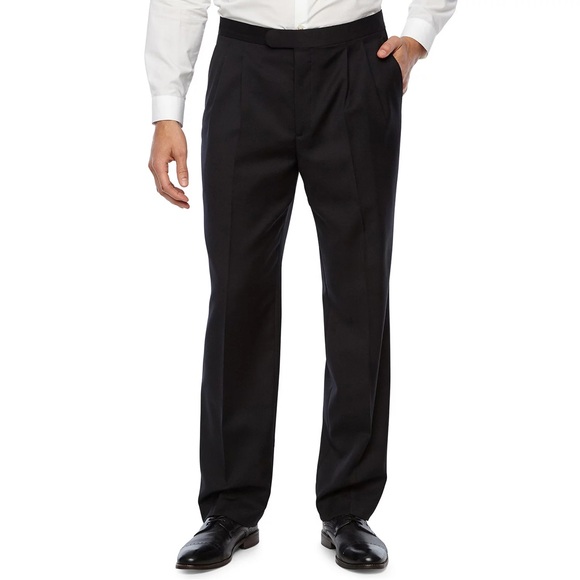 Stafford Tuxedo 2 Piece Black 48L 36W like new - Picture 4 of 16